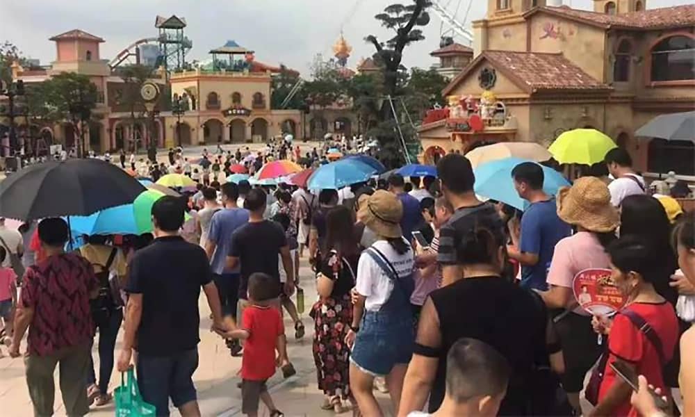 jinnianhui今年会游乐参与打造的欢乐海岸PLUS三天迎客超16万人！